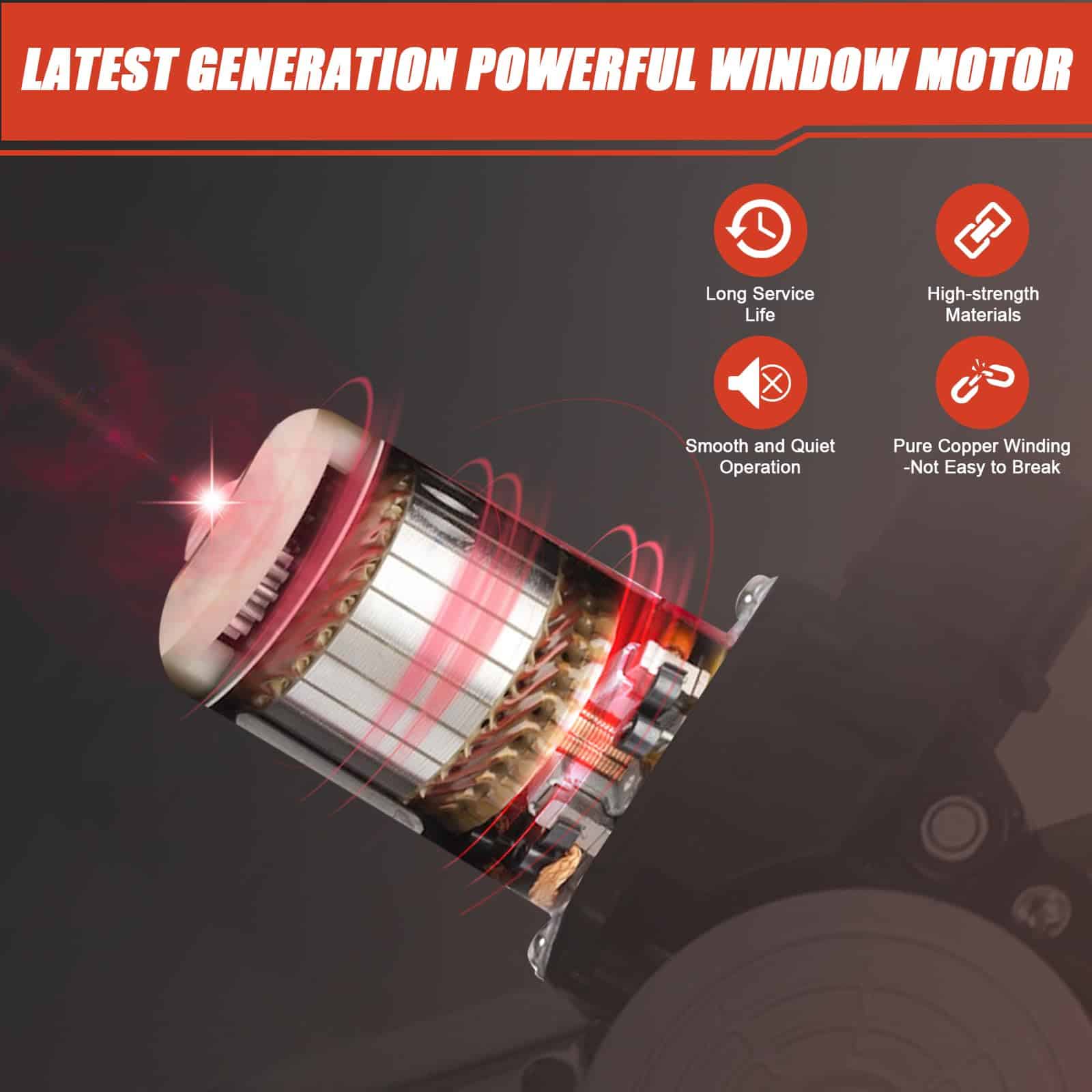CCNLHZM 748-476 Regulador de ventana eléctrico con motor - Imagen 5