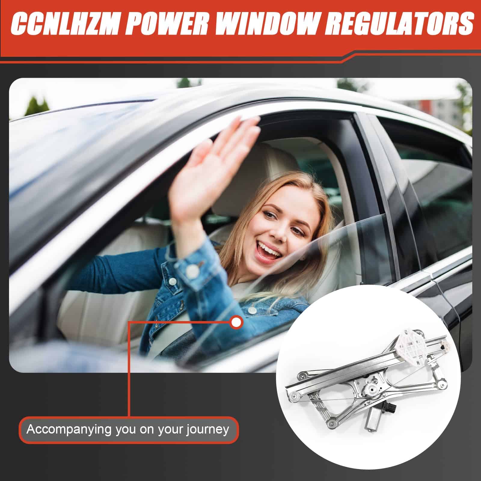 CCNLHZM 748-476 Regulador de ventana eléctrico con motor - Imagen 8