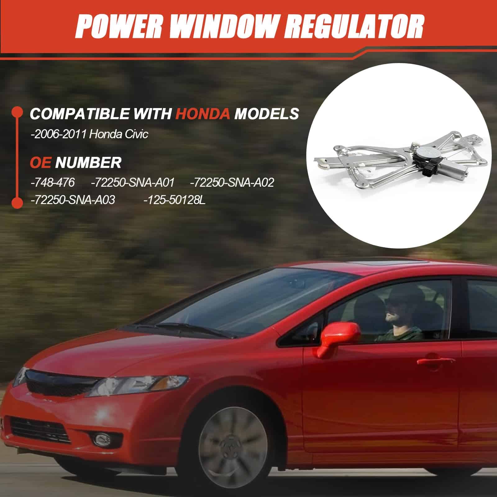 CCNLHZM 748-476 Regulador de ventana eléctrico con motor - Imagen 4