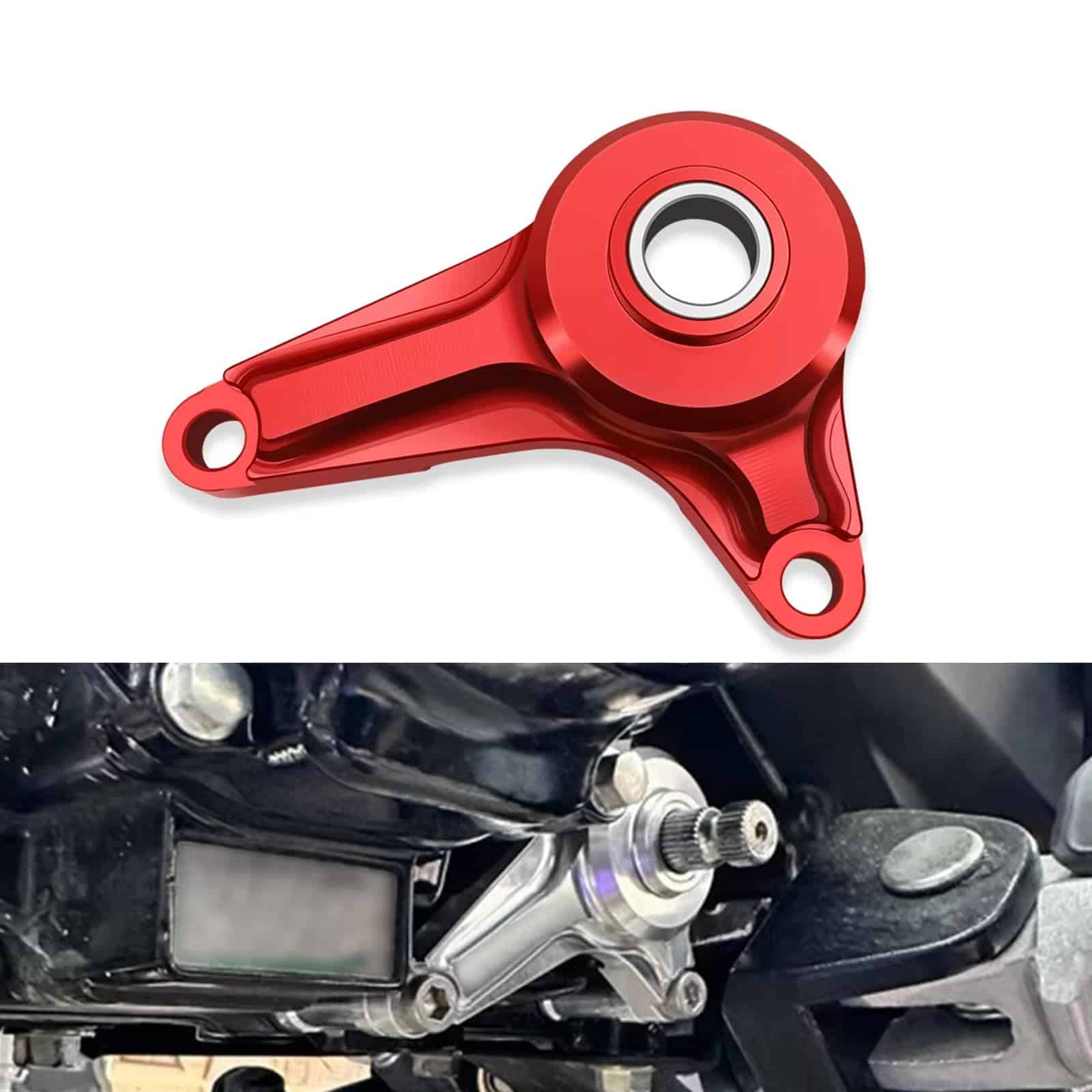 Soporte de cambio de marchas de color rojo para DAX125