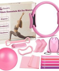 Kit de Pilates Elara Fit para Mujeres en Color Rosa - Juego