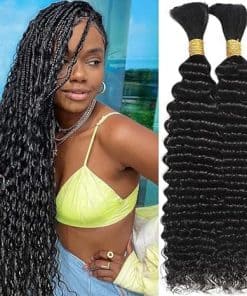 Cabello para Trenzar Humano para Trenzas Bohemias 16-24