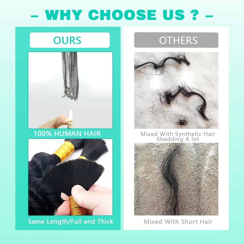 Cabello para Trenzar Humano para Trenzas Bohemias 16-24 - Imagen 10