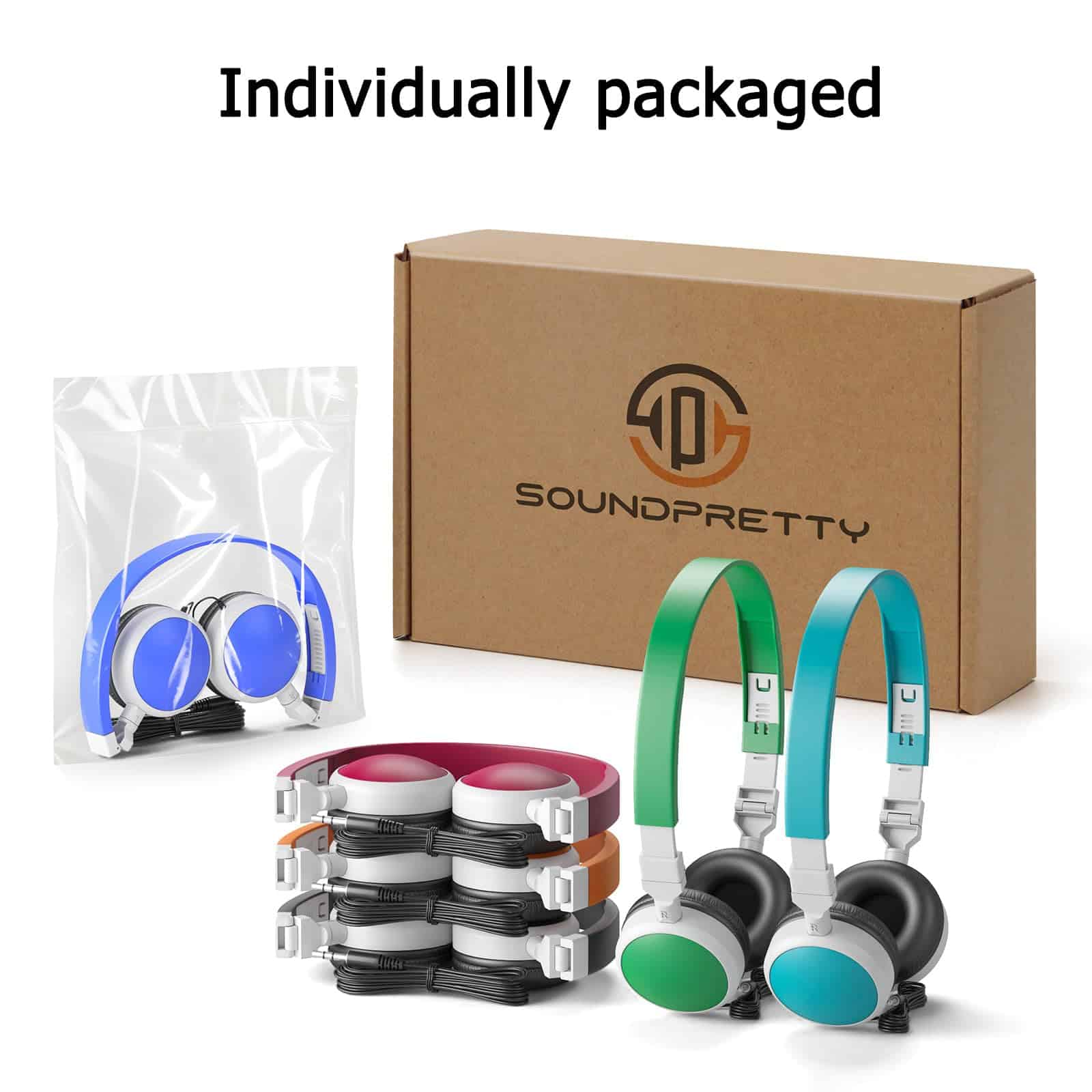 Auriculares de Aula al por Mayor SP SOUNDPRETTY de 12 - Imagen 8