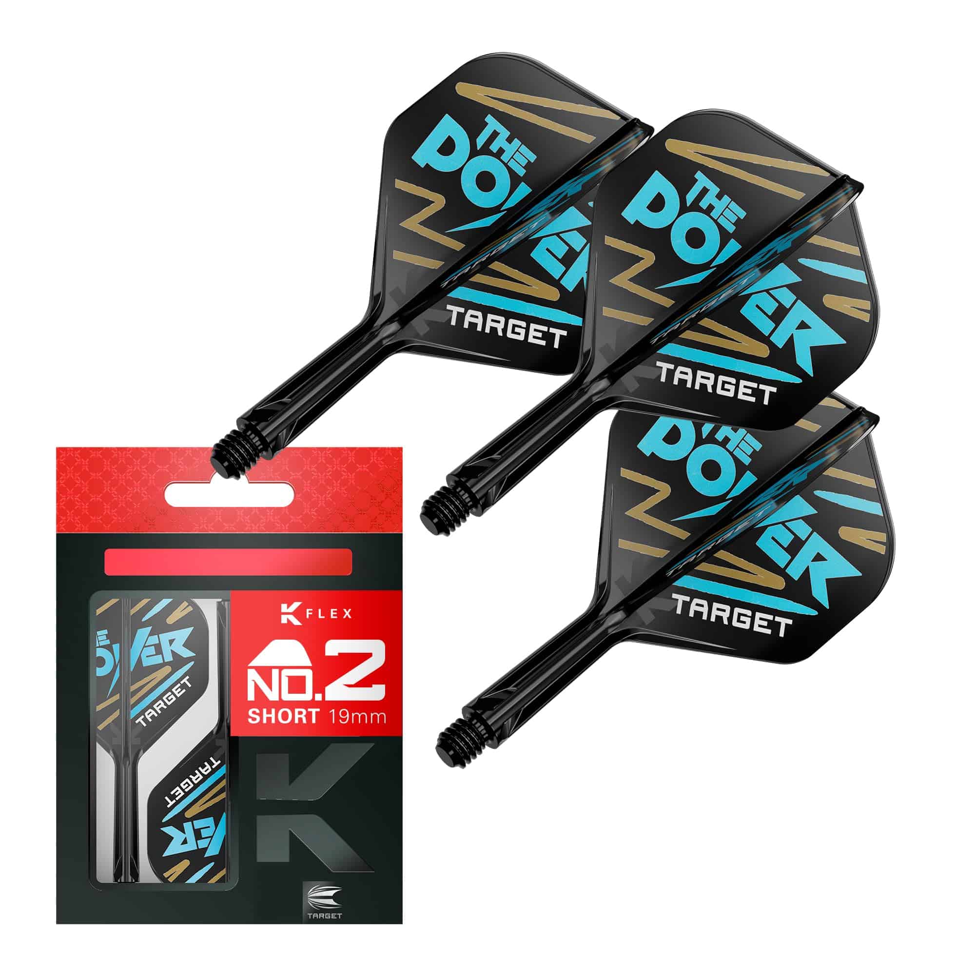 TARGET Darts Phil Taylor K Flex Flights and Shaft System