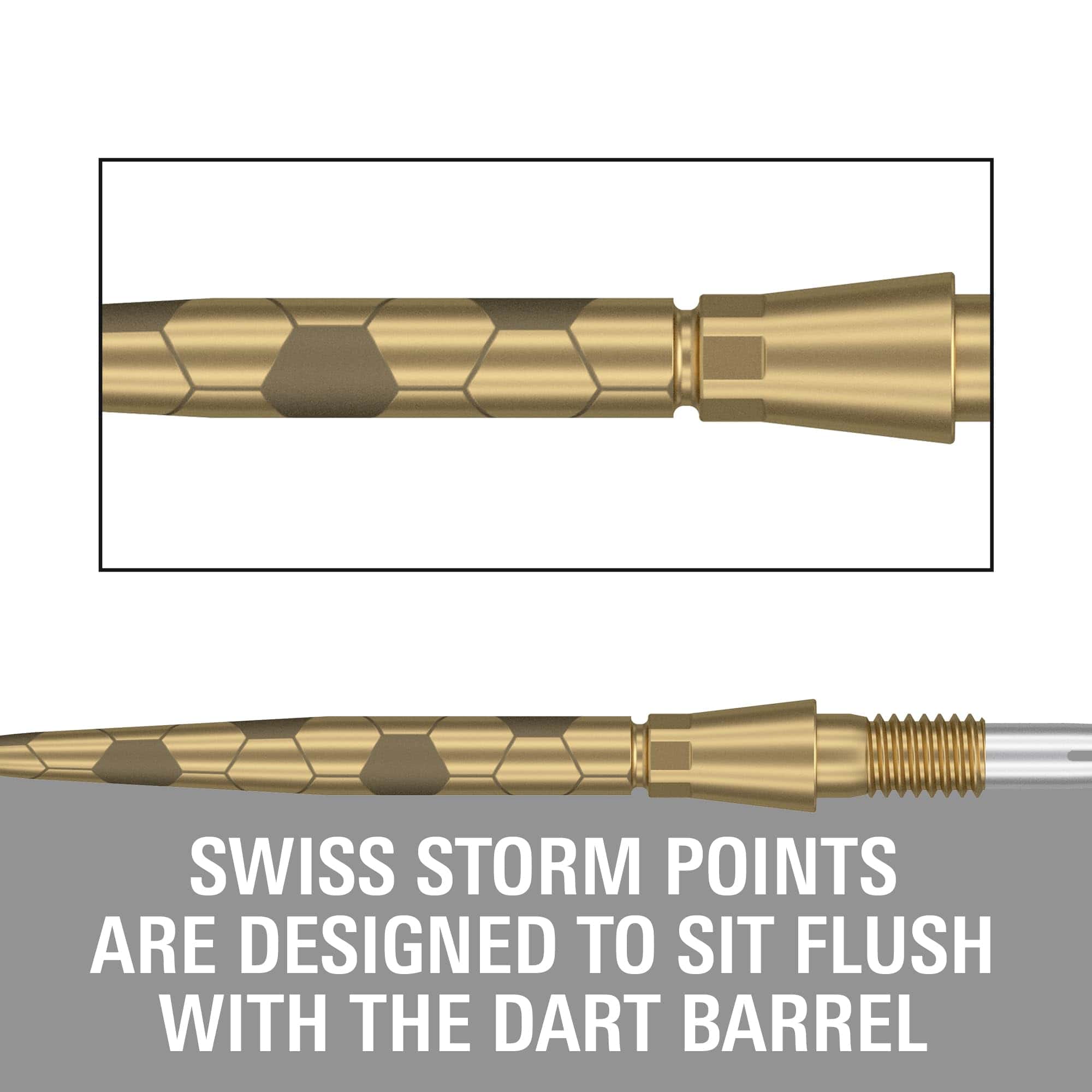 Puntas de Dardo de Acero TARGET Swiss Point Storm, Onyx - Imagen 5