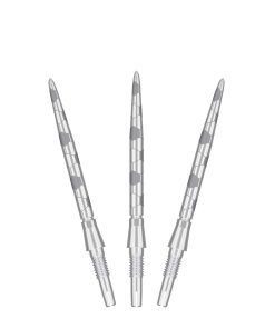 Puntas de Dardos de Acero Swiss Point -Plata