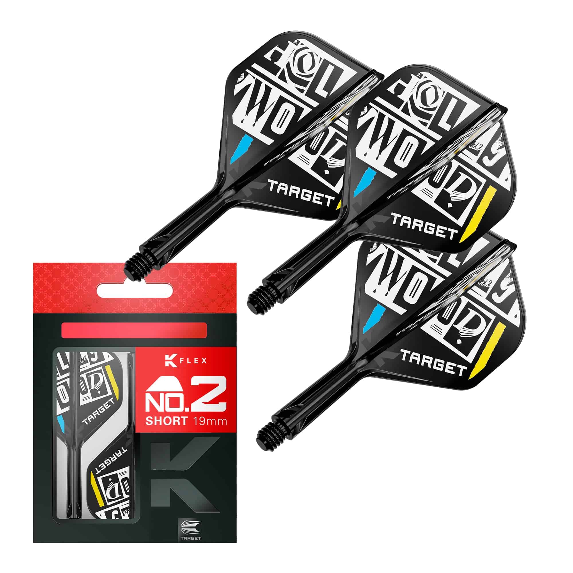 Target Darts Chris Dobey K Flex Vuelos y Sistema de Eje,