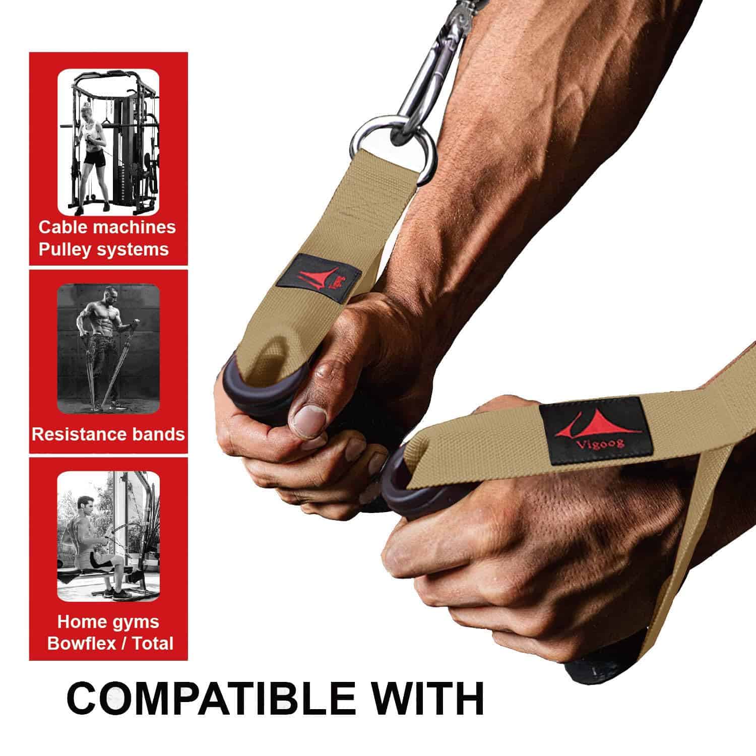 Asas de Entrenamiento de Gimnasio Pesado Vigoog para - Imagen 5