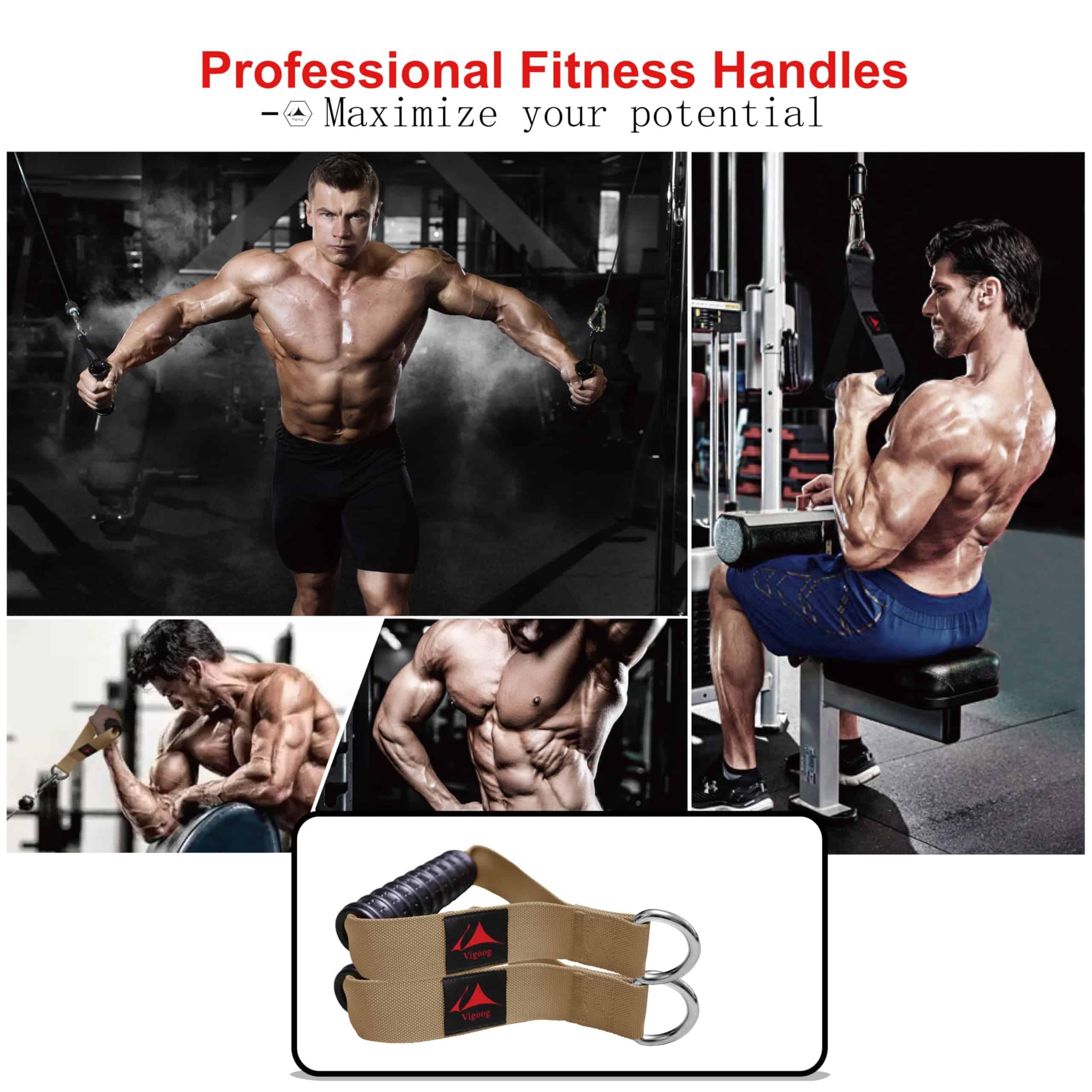 Asas de Entrenamiento de Gimnasio Pesado Vigoog para - Imagen 6