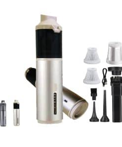 Aspiradora de Coche Portátil Inalámbrica -Dorado