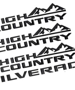 Emblema de Letras de Maletero 3D para Chevrolet Silverado