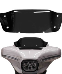 Parabrisas negro Xitqiooo de 7" compatible con Harley