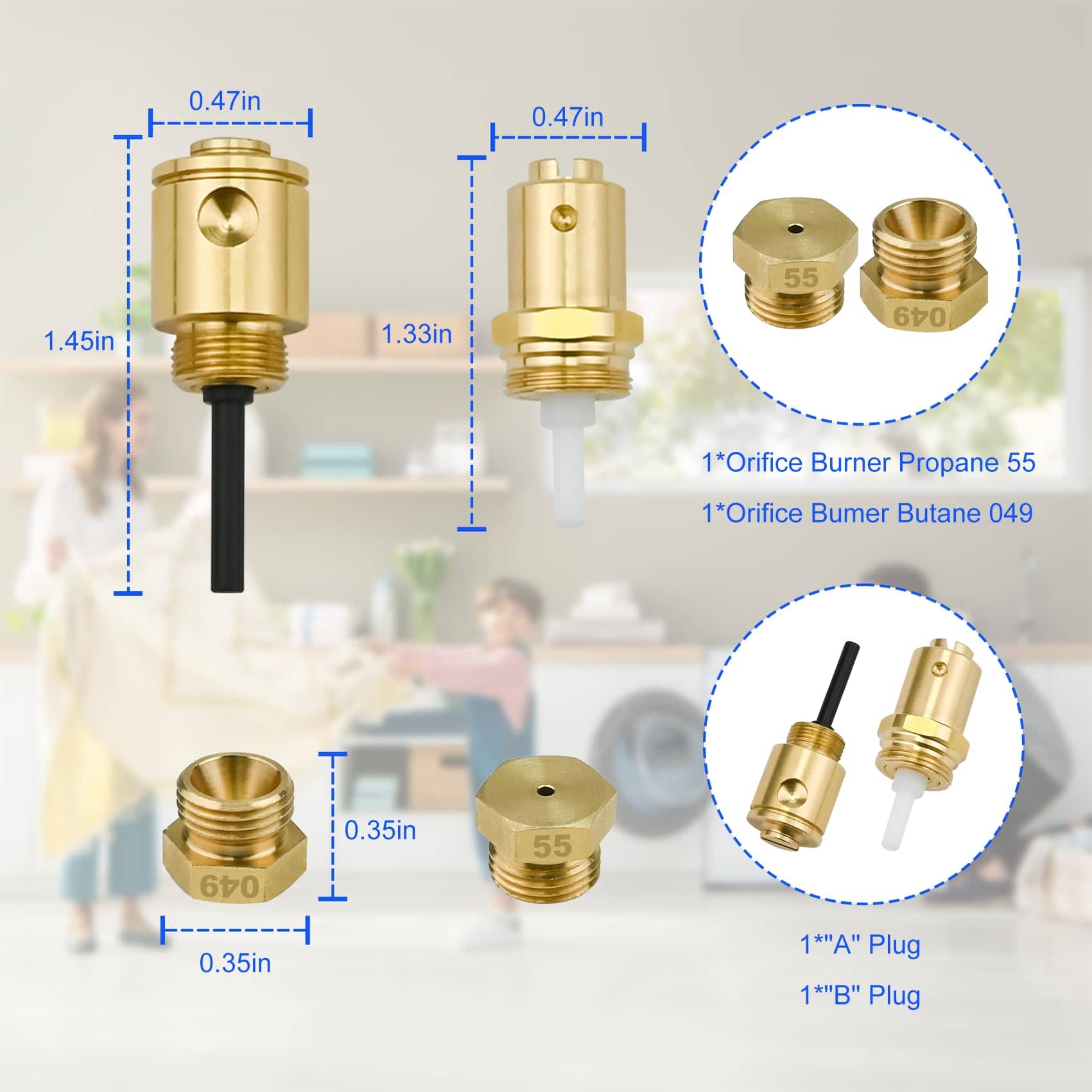 Kit de Conversión de Secadora a Propano W11581317 (OEM) - Imagen 7