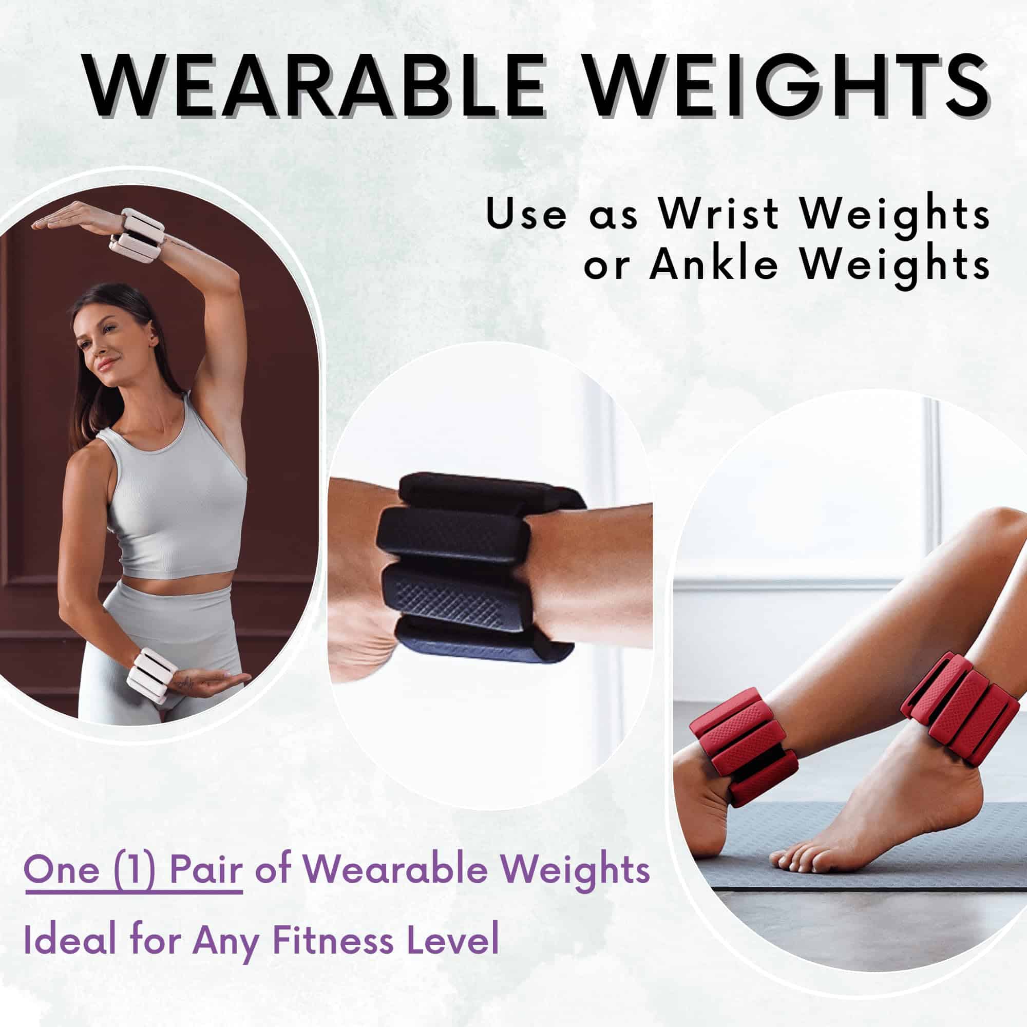 Pesas de muñeca y tobillo Polyfit - 1 -VINO - Imagen 3