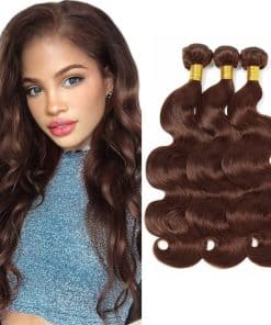 #4 Paquetes de Cabello Humano Ondulado en Cuerpo 18 20 22