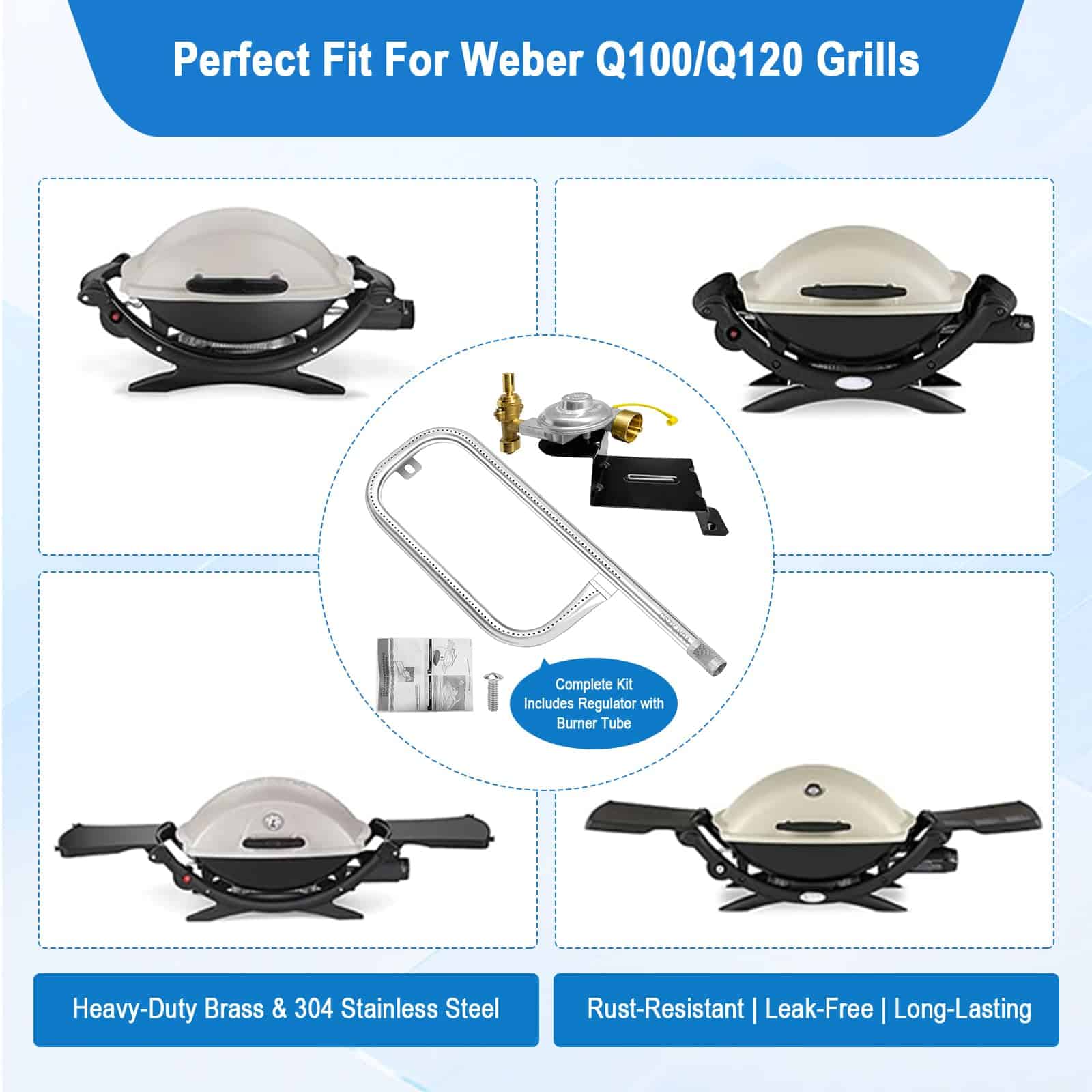 Regulador 80477 con Tubo de Quemador 69957 para Piezas de - Imagen 3