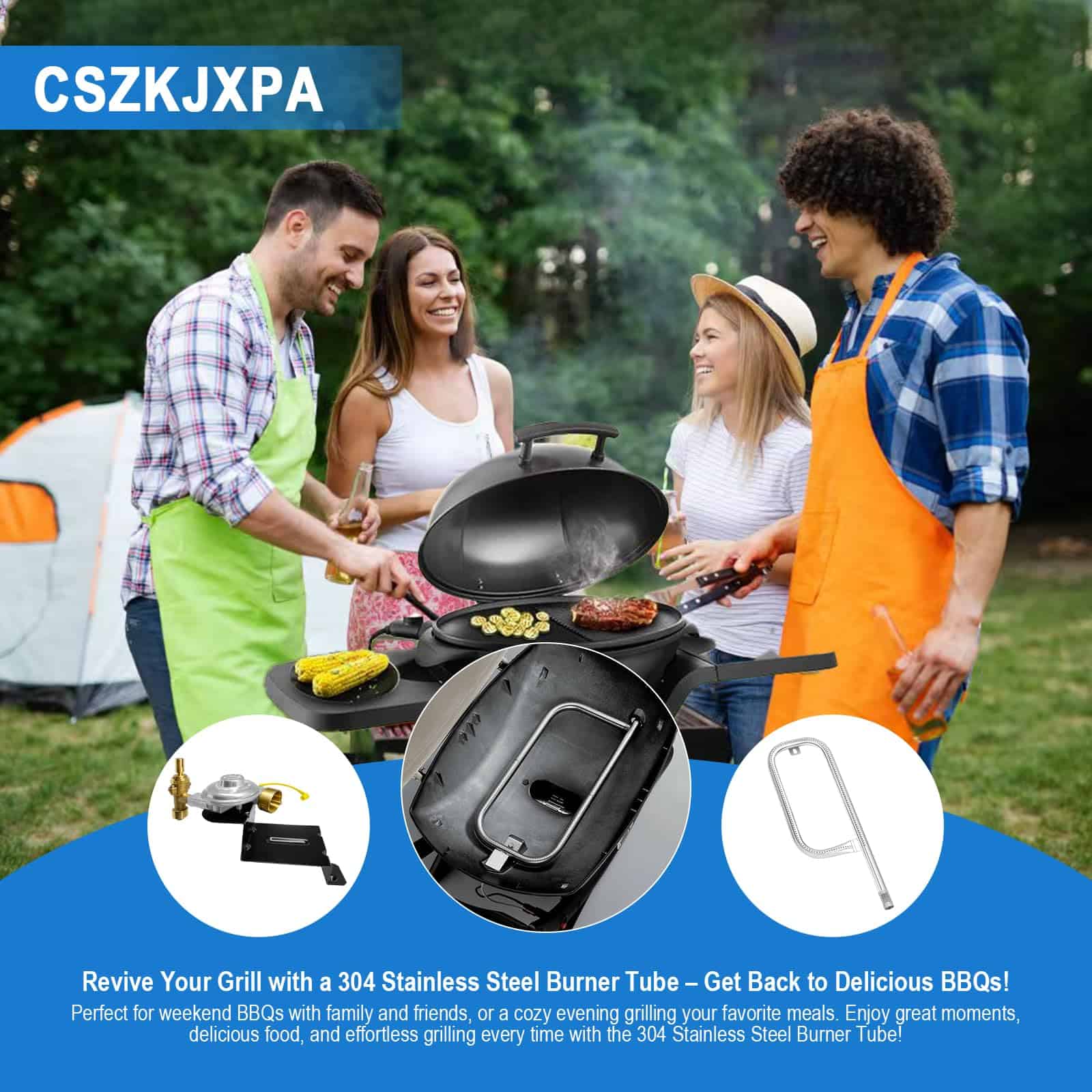 Regulador 80477 con Tubo de Quemador 69957 para Piezas de - Imagen 5