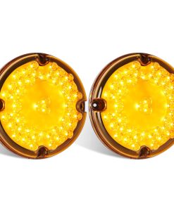 ASNOO 2PCS 47 LED 7 Pulgadas Luz Trasera LED Redonda con