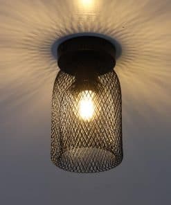 Luz Colgante Vintage Volcode 12V RV con Bombilla E26, Luz