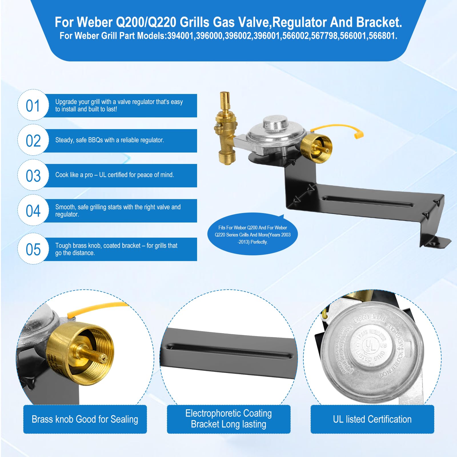 80476 Regulador de Válvula con Quemador 69956 para Piezas - Imagen 5