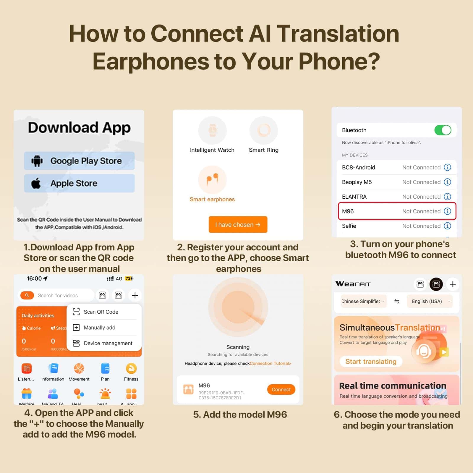 Audífonos Traductores ZYDIIE AI en Tiempo -Blanco Perla - Imagen 10