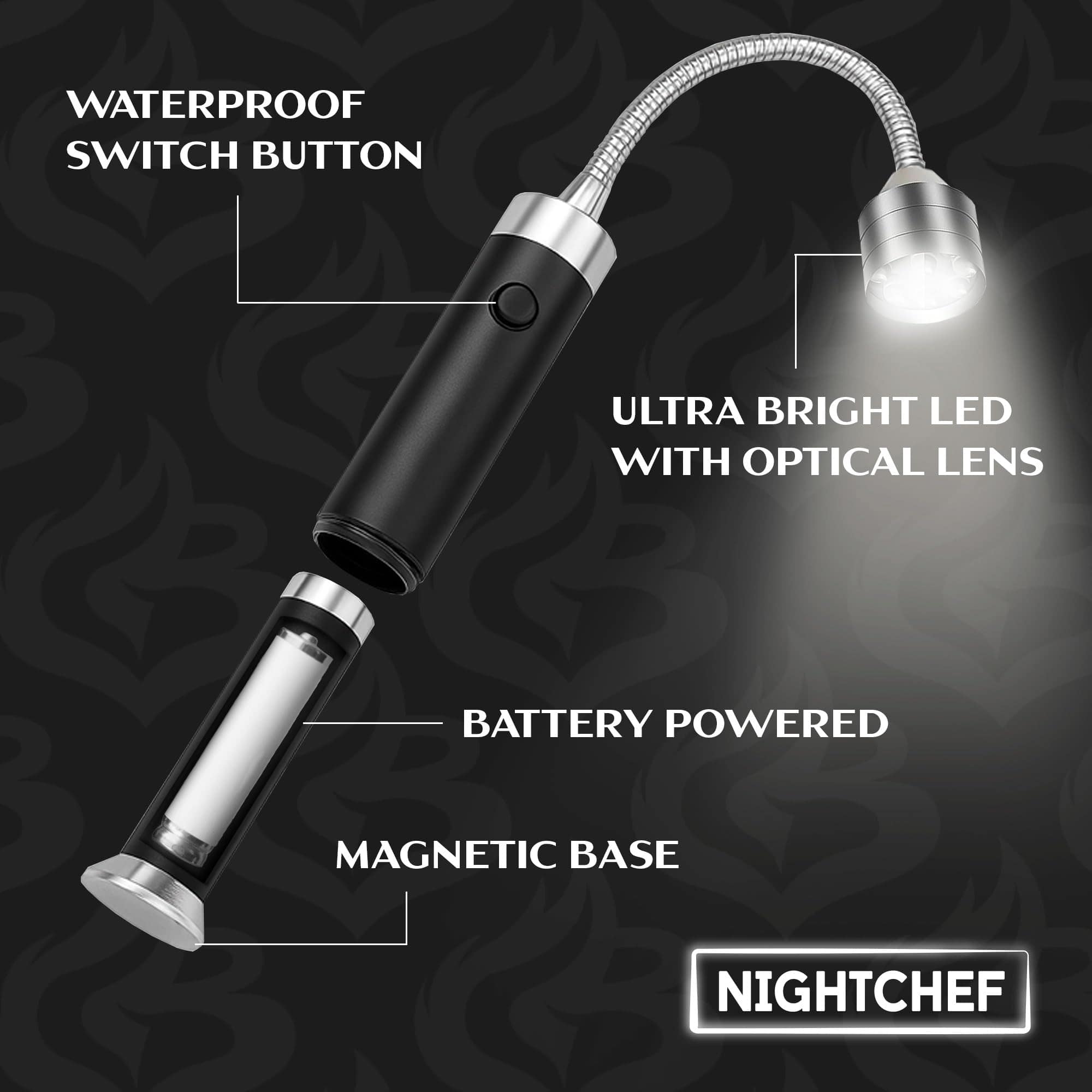 Luz para parrilla Griddle Buddy � LED magnético, cuello - Imagen 6