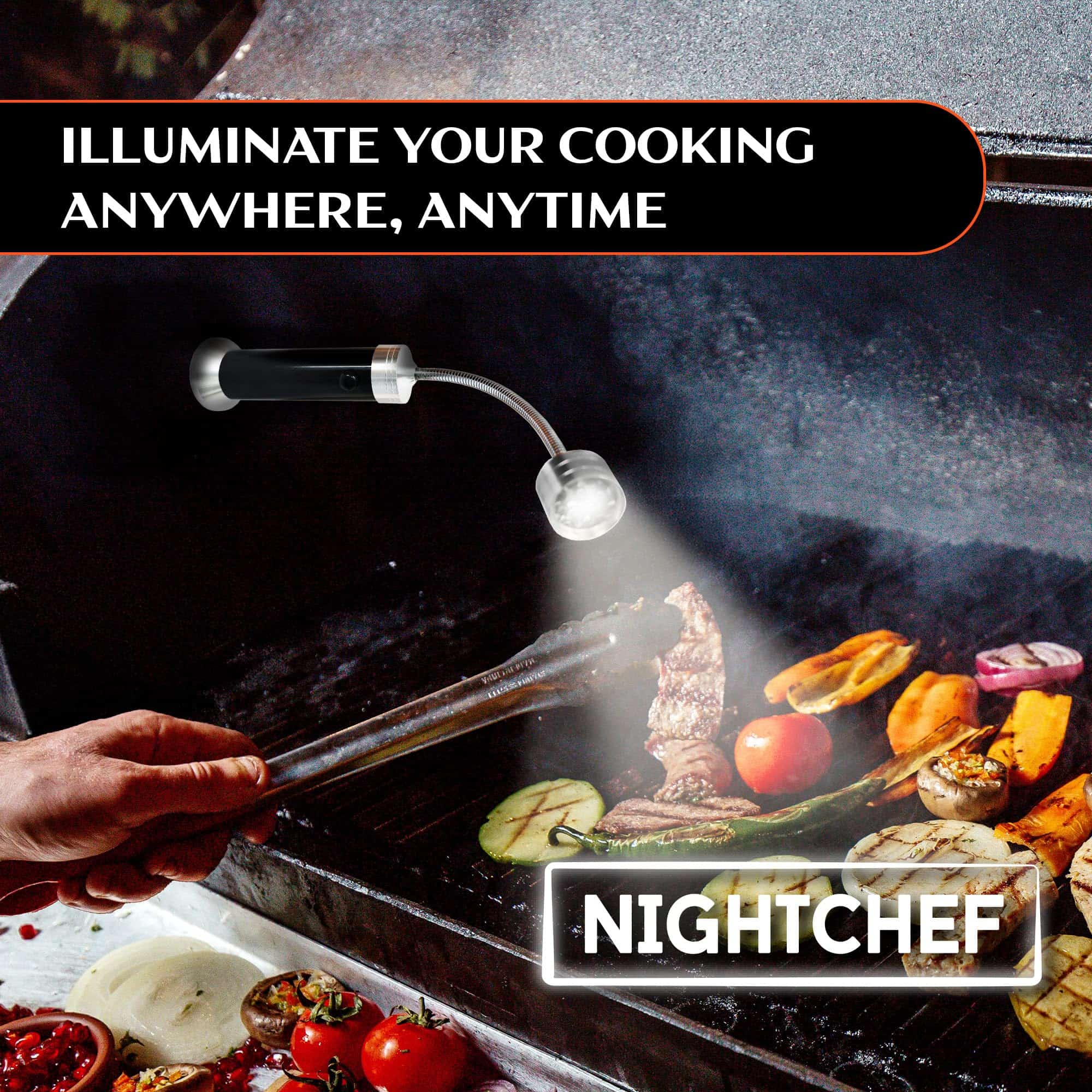 Luz para parrilla Griddle Buddy � LED magnético, cuello - Imagen 8