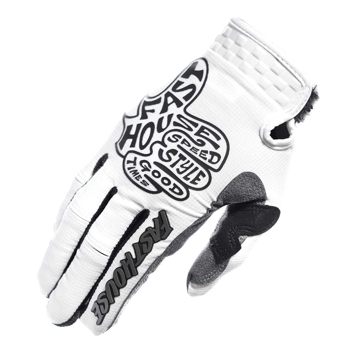 Guantes FASTHOUSE Speed Style Club (Blanco, Grande)
