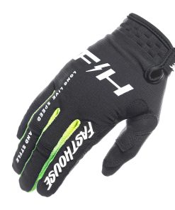 Guante FASTHOUSE Elrod Nitro (Negro Neón, Extra Grande)