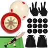 Homaisson 2 PCS Bolas de Billar de Barril, Juego de