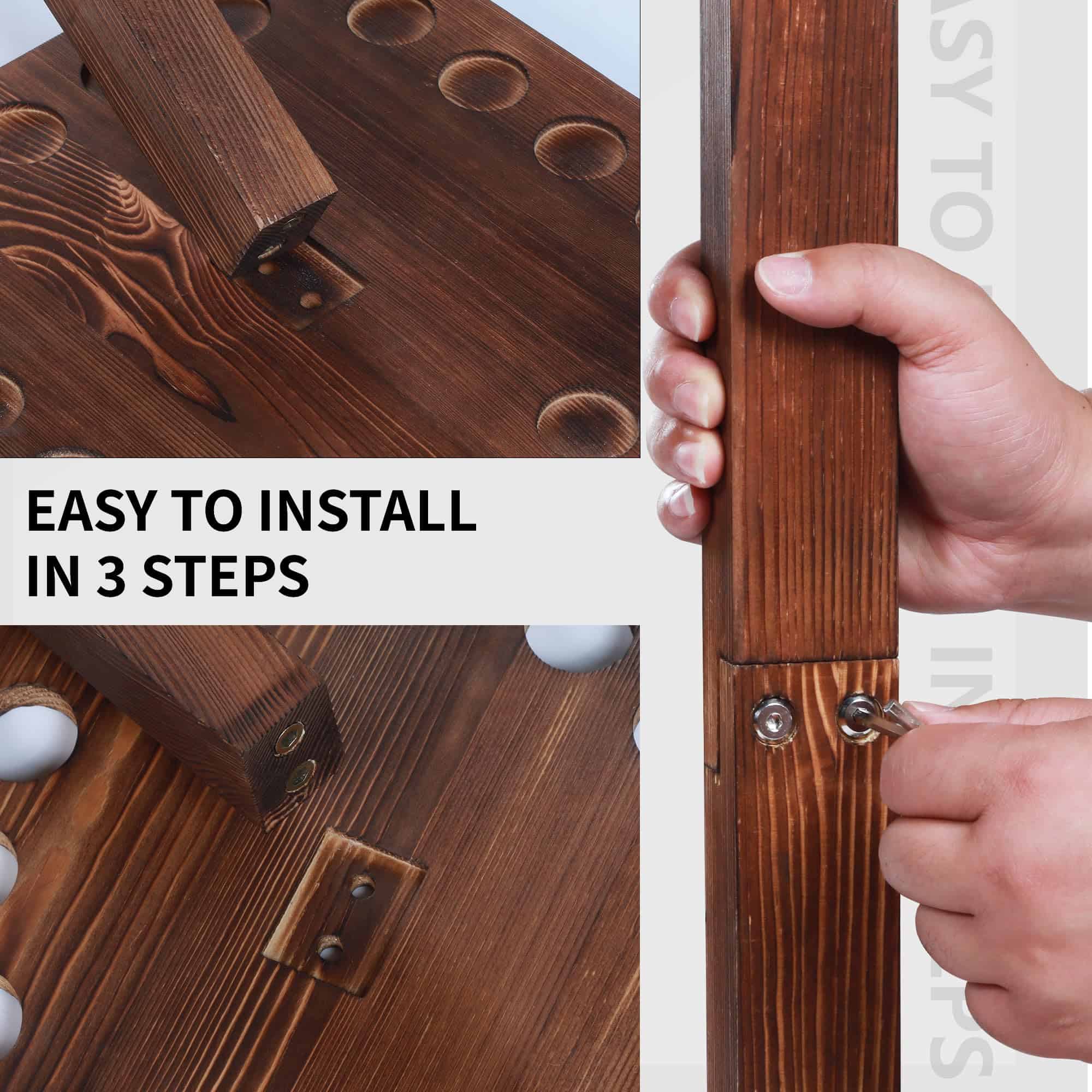 Lnmuzm Soporte de Palo de Billar Giratorio 360 Grados - - Imagen 8