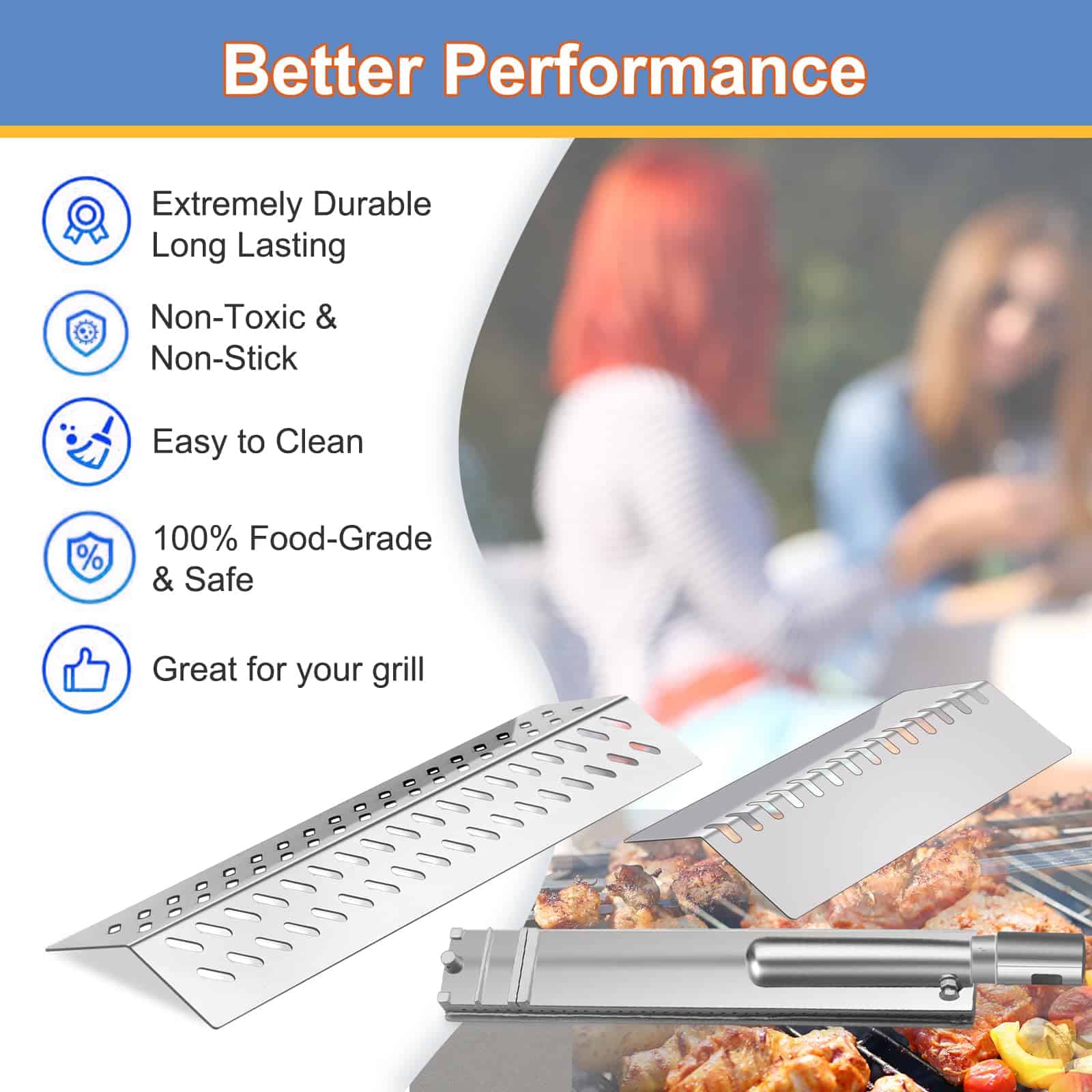 Placas de calor y tubos quemadores Flame Tamer 4 Burner - Imagen 7