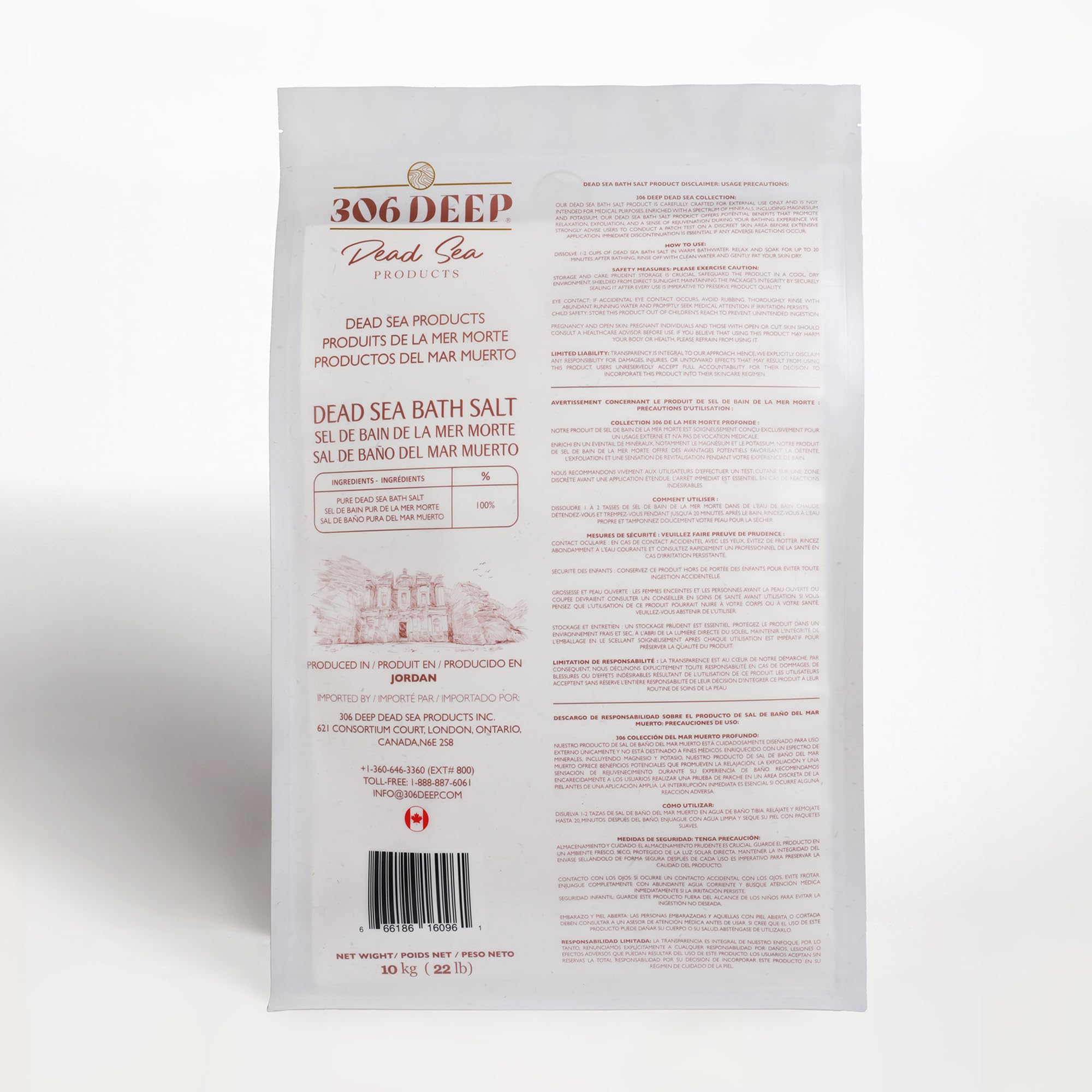 306 Sales de Baño Profundas Finas del Mar Muerto para - Imagen 3