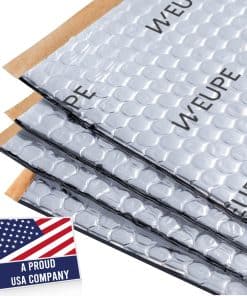 WEUPE Mat de Insonorización para Autos, 50 -Plateado