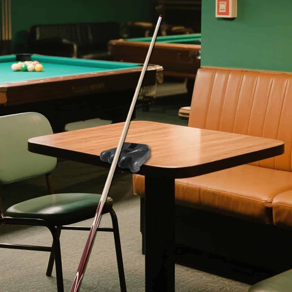 Soporte de taco de la piscina para mesa, garra de taco de - Imagen 4