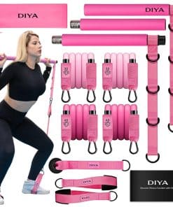 Kit de Barra de Pilates DIYA con Bandas de Resistencia,