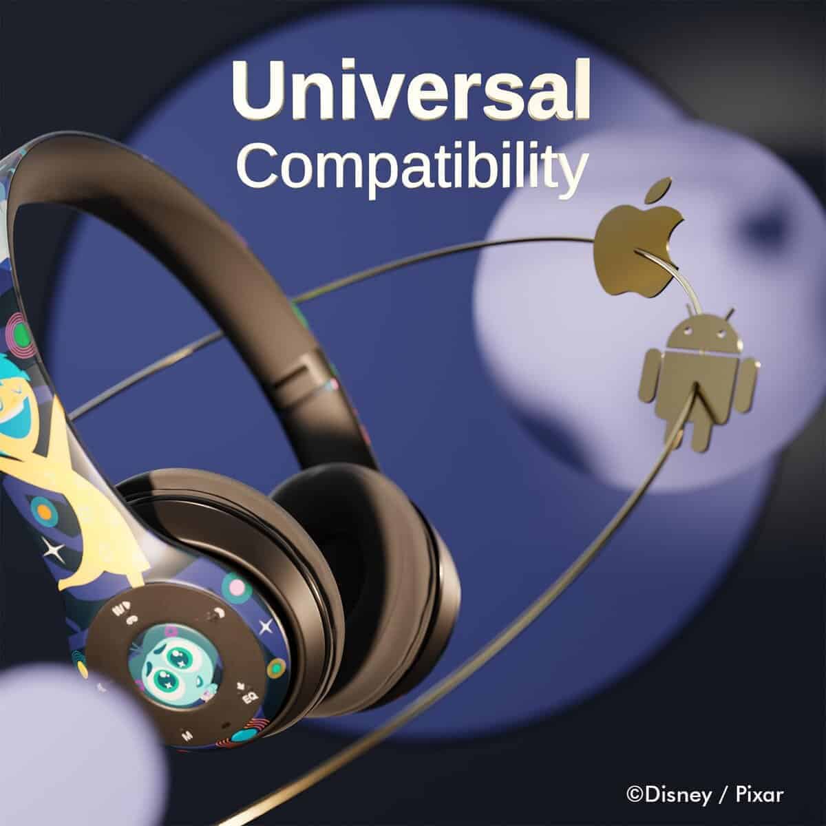 Audífonos Bluetooth Over-Ear de Disney/Pixar Inside Out 2 | - Imagen 5