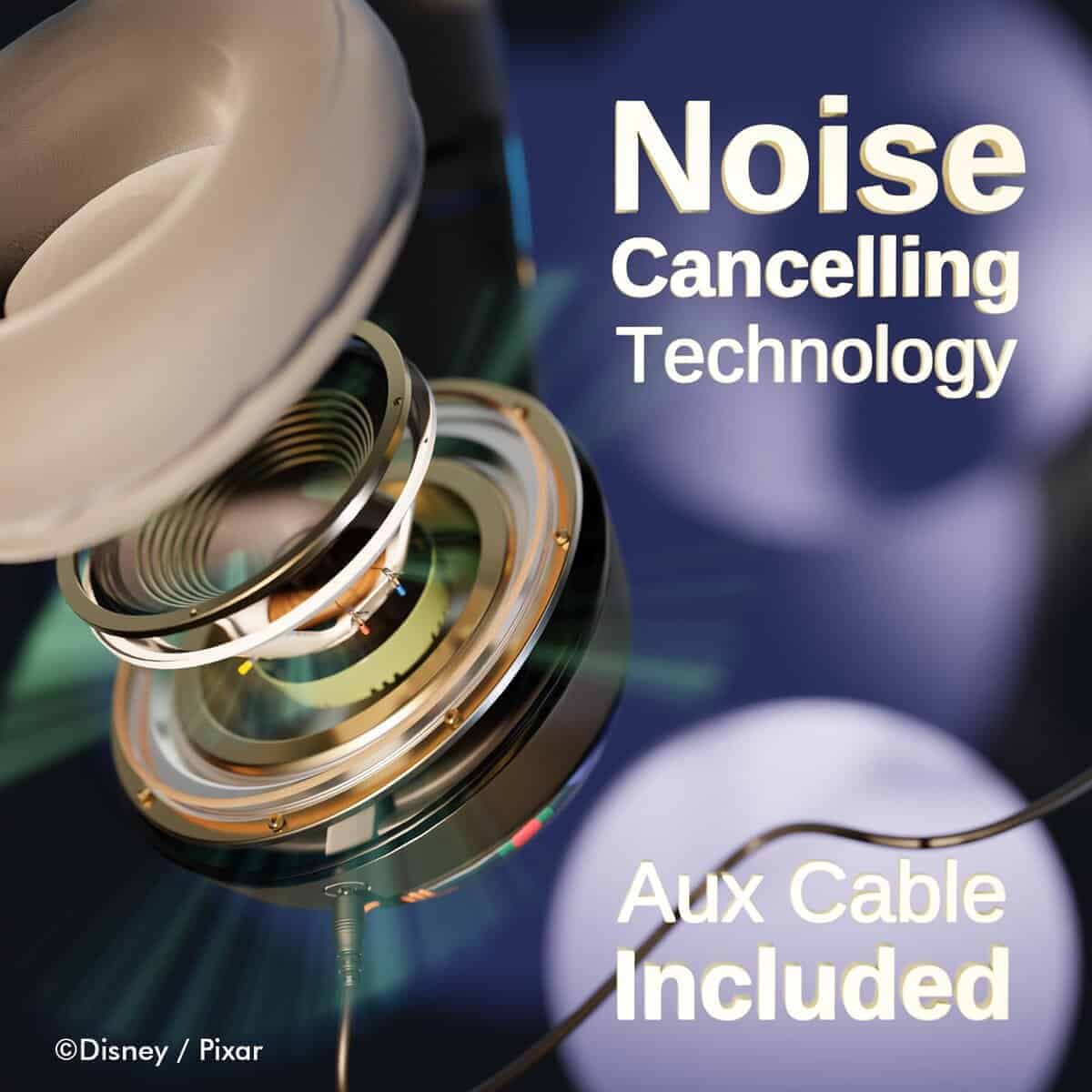 Audífonos Bluetooth Over-Ear de Disney/Pixar Inside Out 2 | - Imagen 4