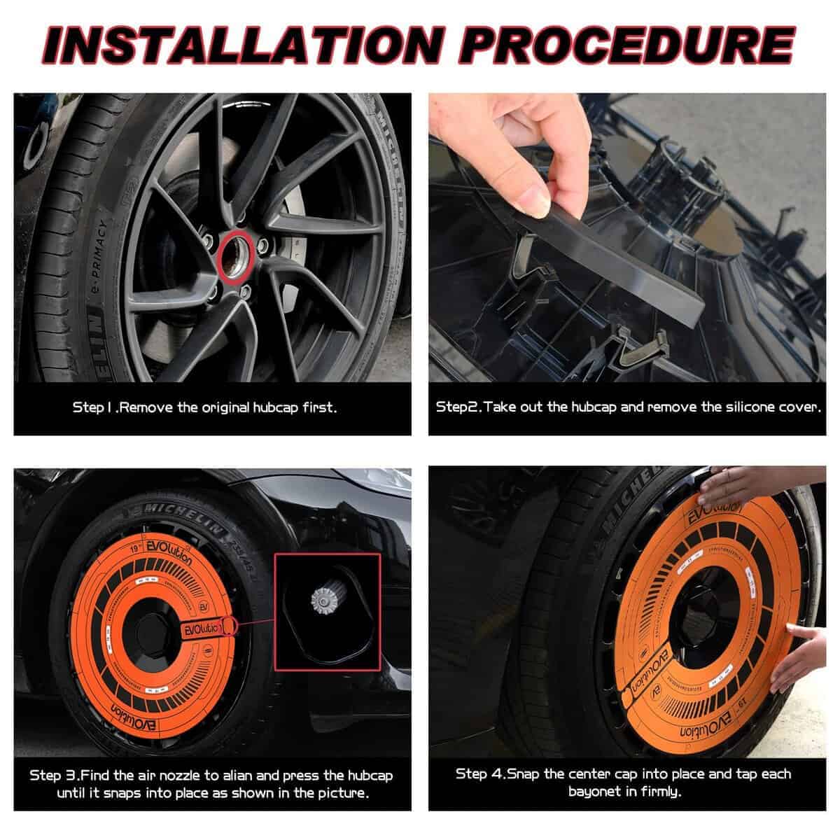 Cubiertas de Rueda SinAlpha de 19 Pulgadas para Tesla Model - Imagen 7