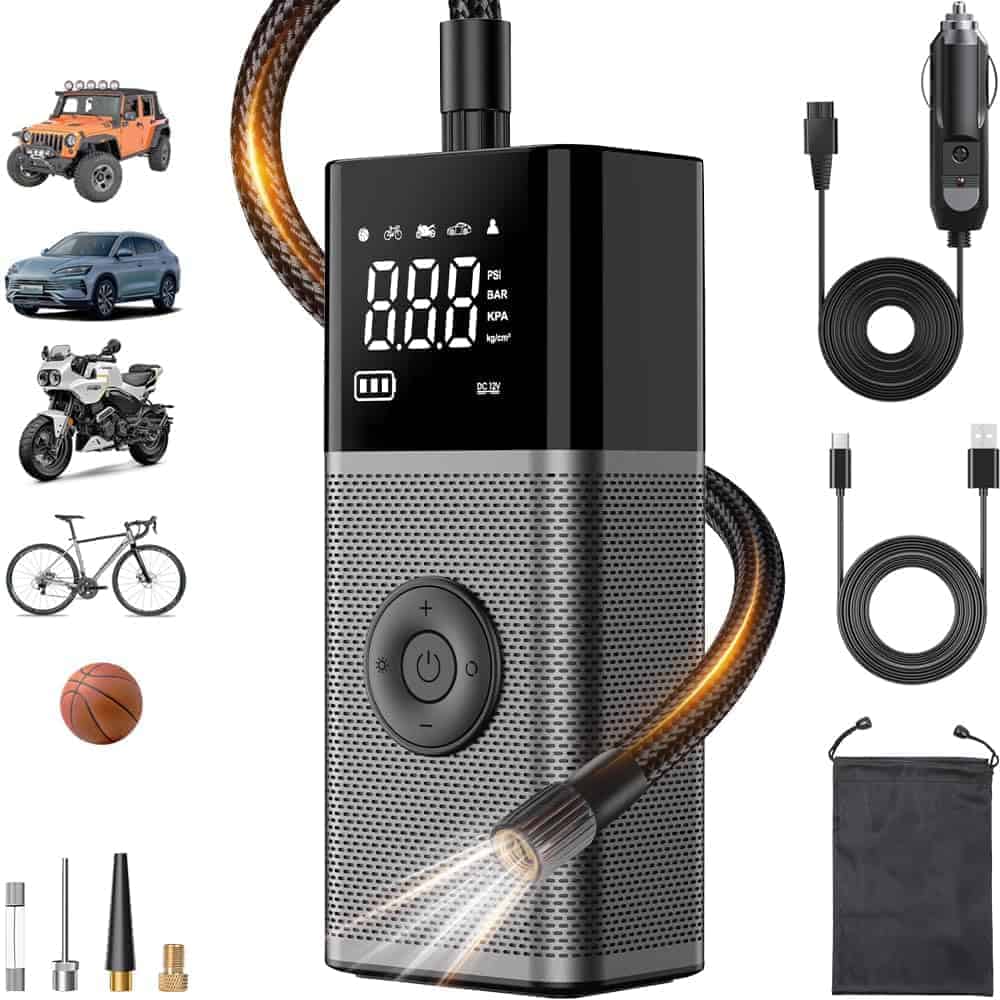 Inflador de neumáticos Compresor de aire -, pelotas