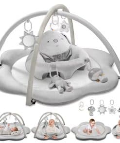 Tapete de Juegos para Bebés 3 en 1, Asientos para Bebés