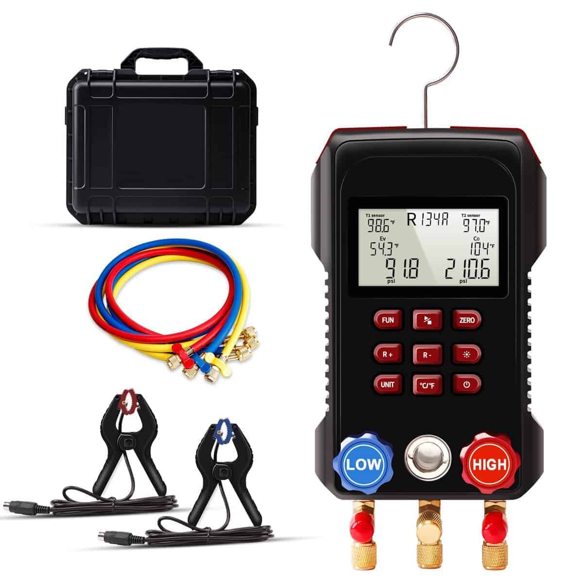 Manifold Digital, Juego de Manómetros Digitales SIMBOW