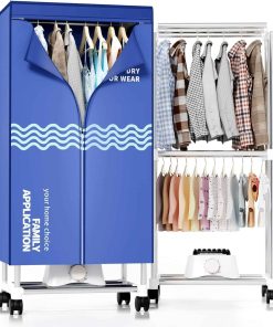 Secadora de Ropa, Máquina de Secado Portátil con -Azul KI1