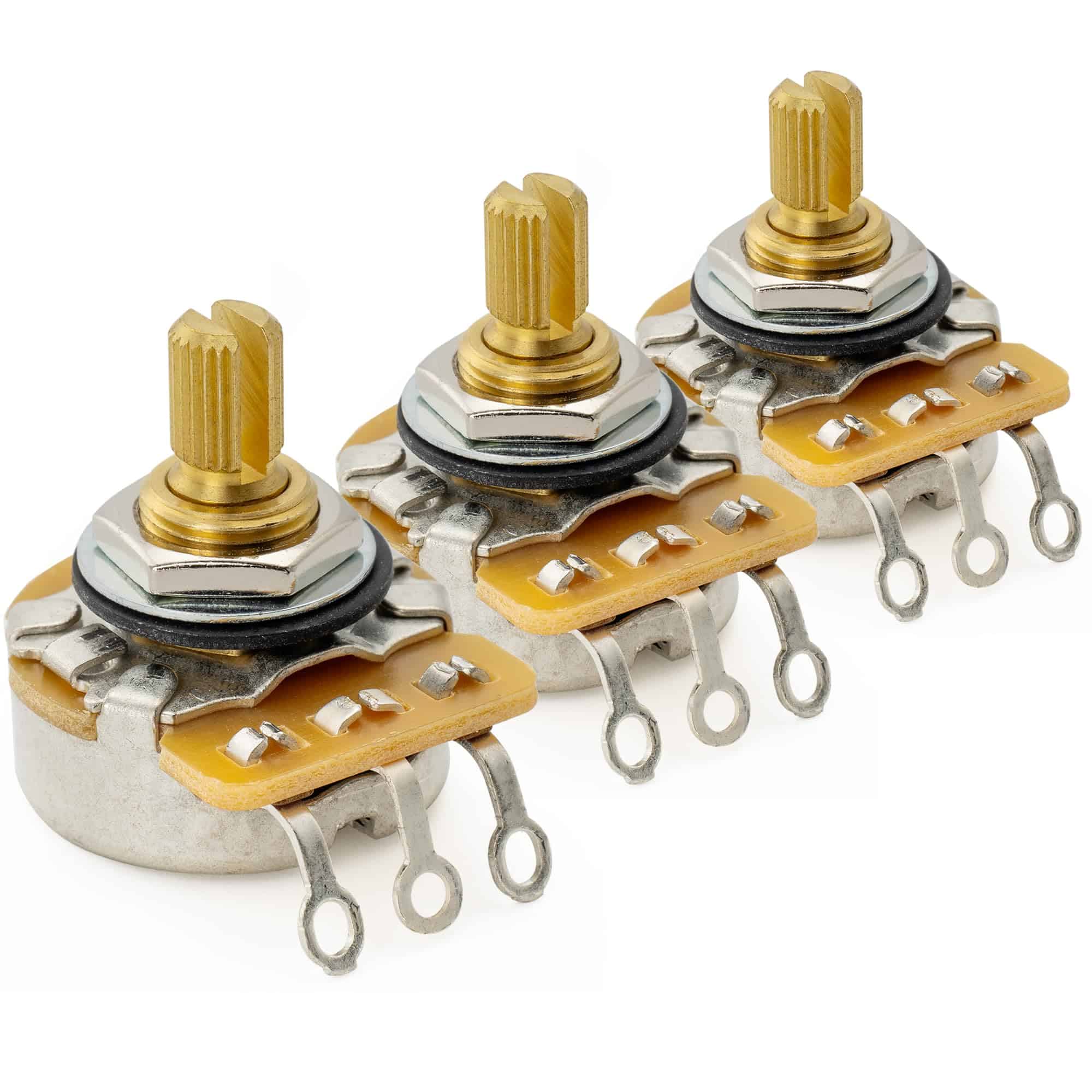 Potenciómetros CTS 450G A250K Eje Dividido Corto de latón