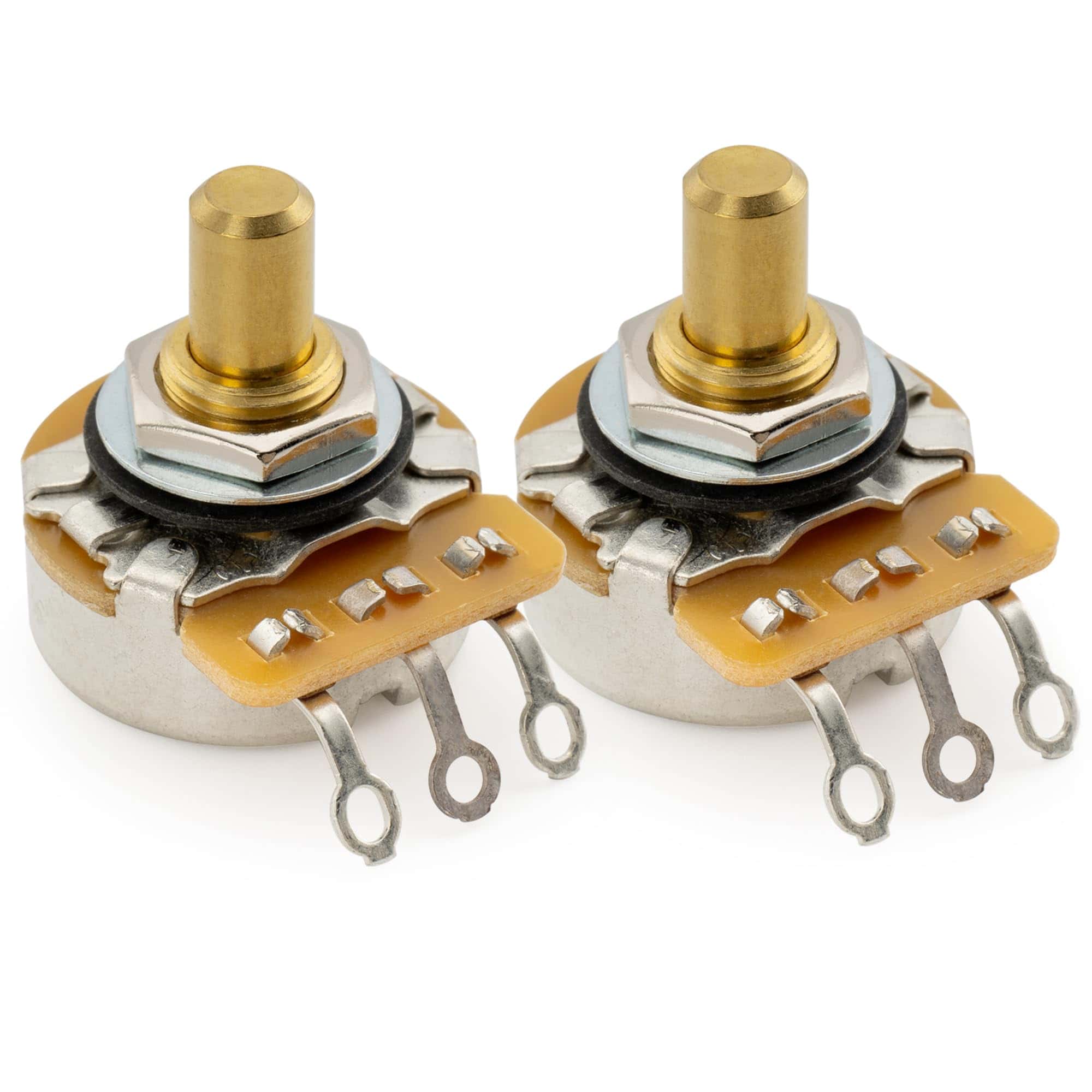 Potenciómetros CTS 450G A250K de latón con eje corto sólido