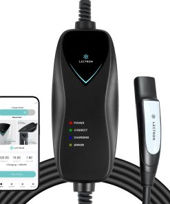 Cargador Tesla Level 1 Lectron (WiFi) - 110V, 15A, Enchufe