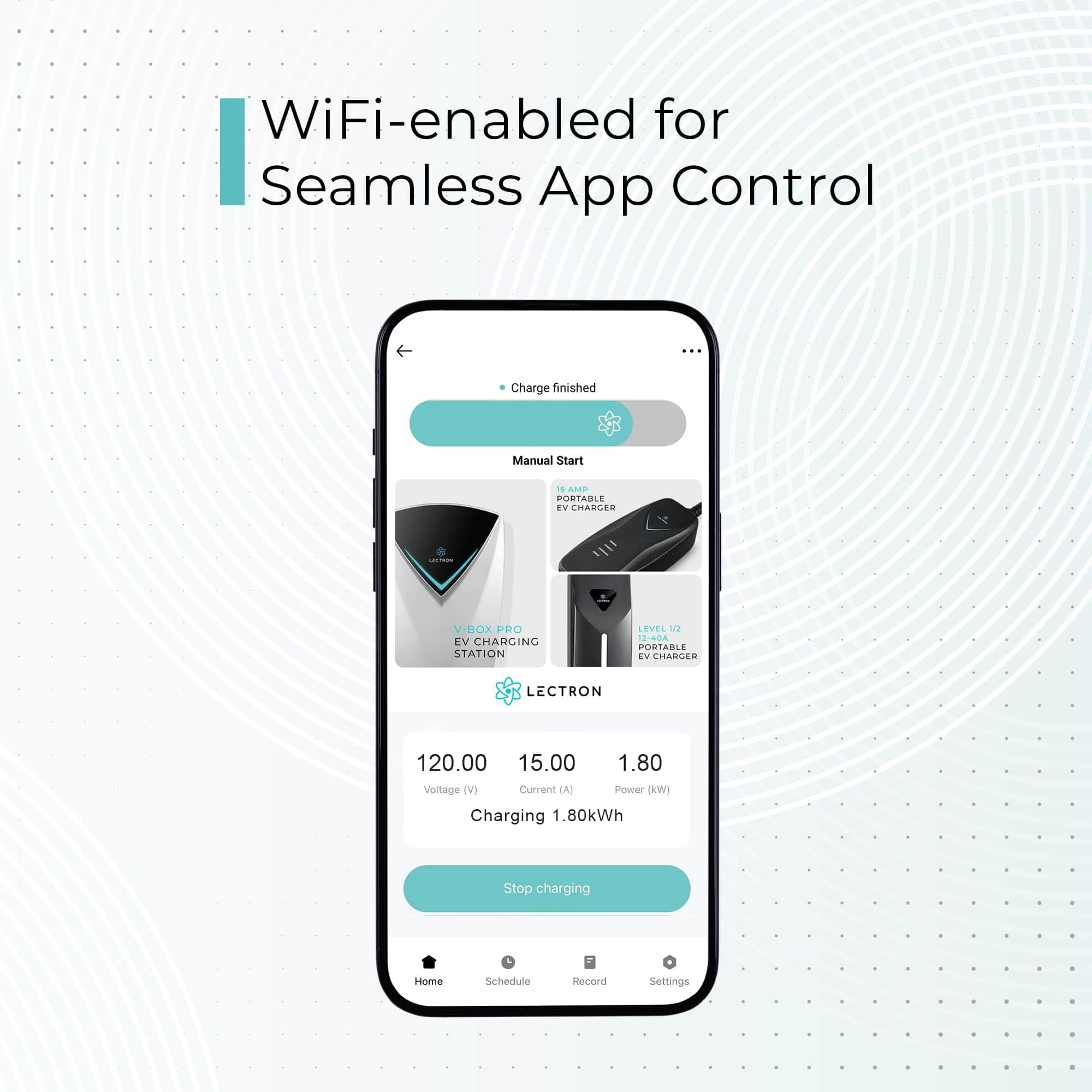 Cargador Tesla Level 1 Lectron (WiFi) - 110V, 15A, Enchufe - Imagen 10