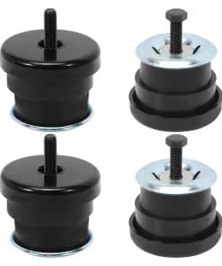 Kit de 4 piezas de bujes para montaje de carrocería para