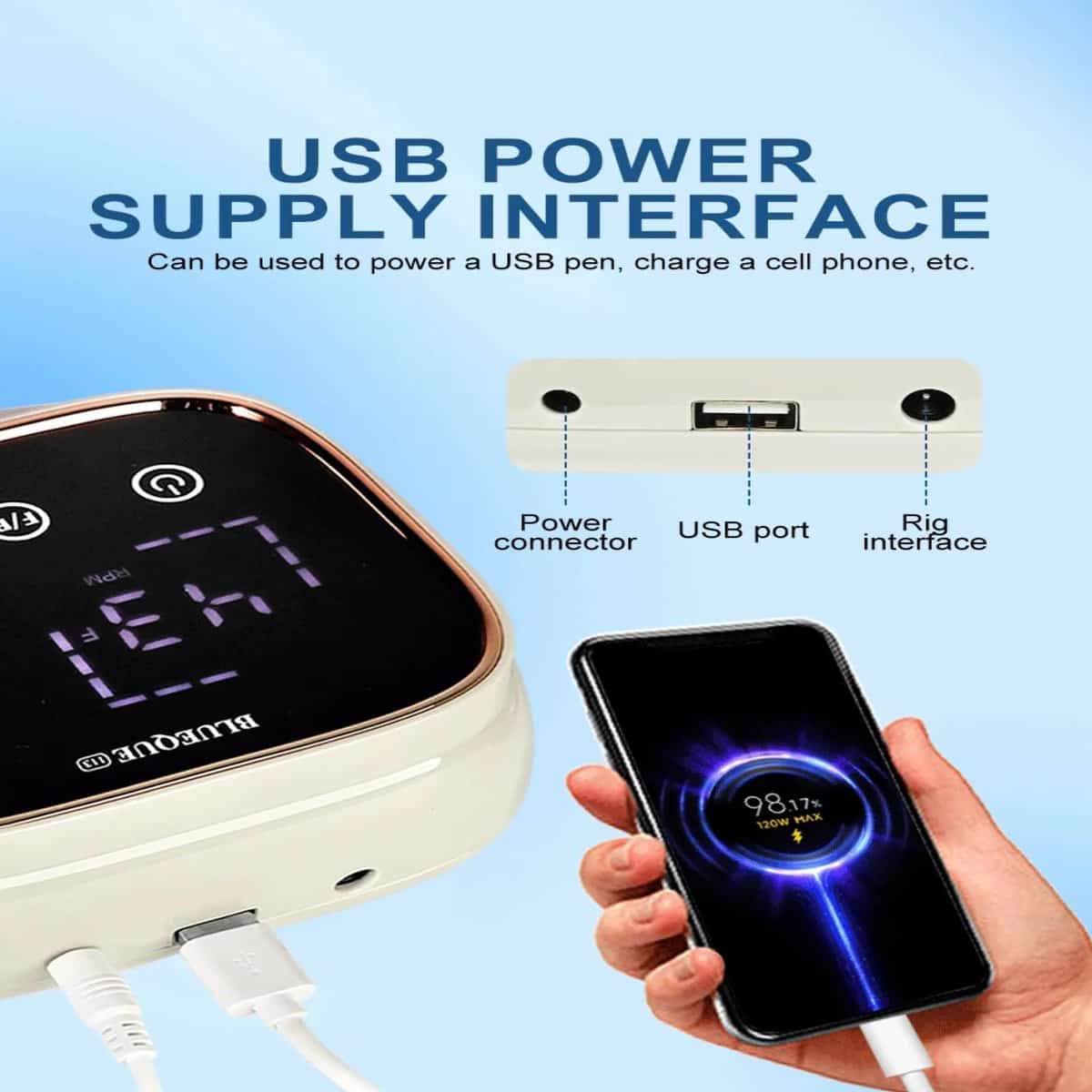 Kit de Taladro y Lima de Uñas Eléctrico Profesional Premium - Imagen 4